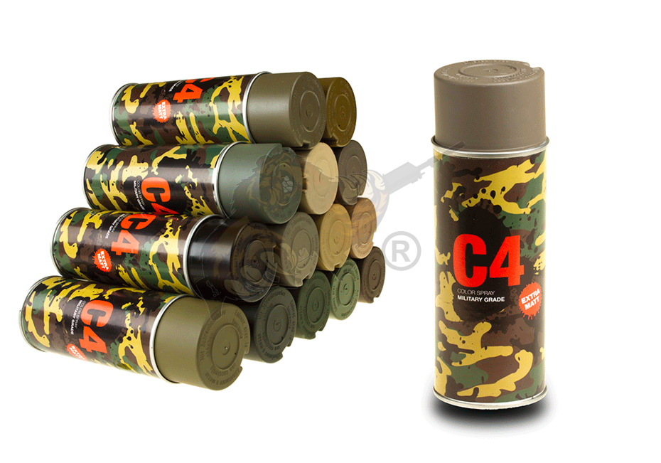 C4 Mil Grade Color Spray in RAL 7050 - Armamat