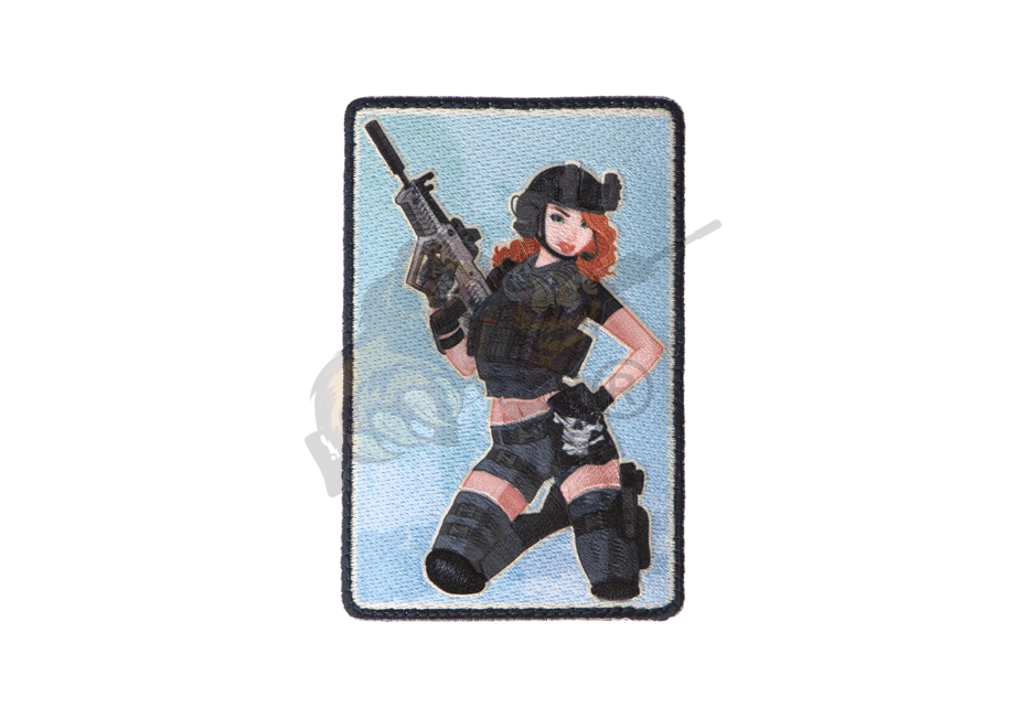 Pinup Girl Black Ops Woven Patch - Airsoftology
