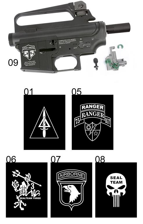 Metal Receiver Set for GT A2-Seal Team3